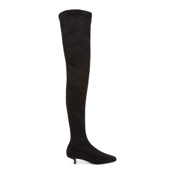 Stella McCartney Black Over the Knee Boots - Picture 4 of 11